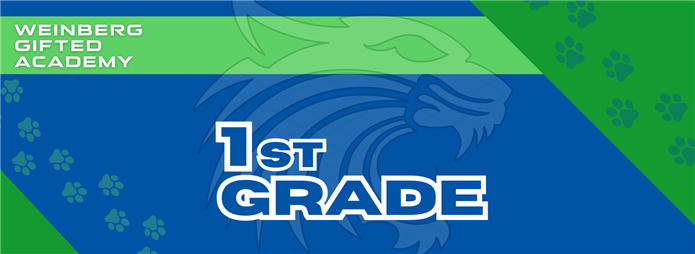 first grade banner